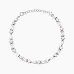 Bracelet Tapis Rouge Argent Blanc Oxyde De Zirconium - Bracelets Femme | Histoire d&rsquo;Or