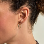 Cr&eacute;oles Verania Argent Dor&eacute; A L'Or 750/1000 - Boucles d'oreilles cr&eacute;oles Femme | Histoire d&rsquo;Or