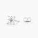 Boucles D'oreilles Puces Eclat Argent Blanc Oxyde De Zirconium - Boucles d'oreilles fantaisie Femme | Histoire d’Or