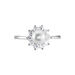Bague Argent Blanc Cheri Perle De Culture Oxydes De Zirconium - Bagues avec pierre Femme | Histoire d’Or