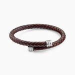Bracelet Cuir De Vache Marron - Bracelets Cuir Homme | Histoire d&rsquo;Or