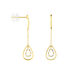 Boucles D'oreilles Pendantes Marganela Or Jaune Diamant - Boucles d'oreilles pendantes Femme | Histoire d’Or