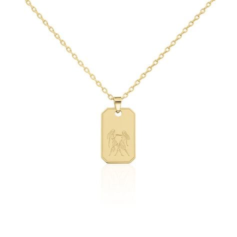 Collier Plaqu&eacute; Or Quintien - Colliers Zodiaque Homme | Histoire d&rsquo;Or