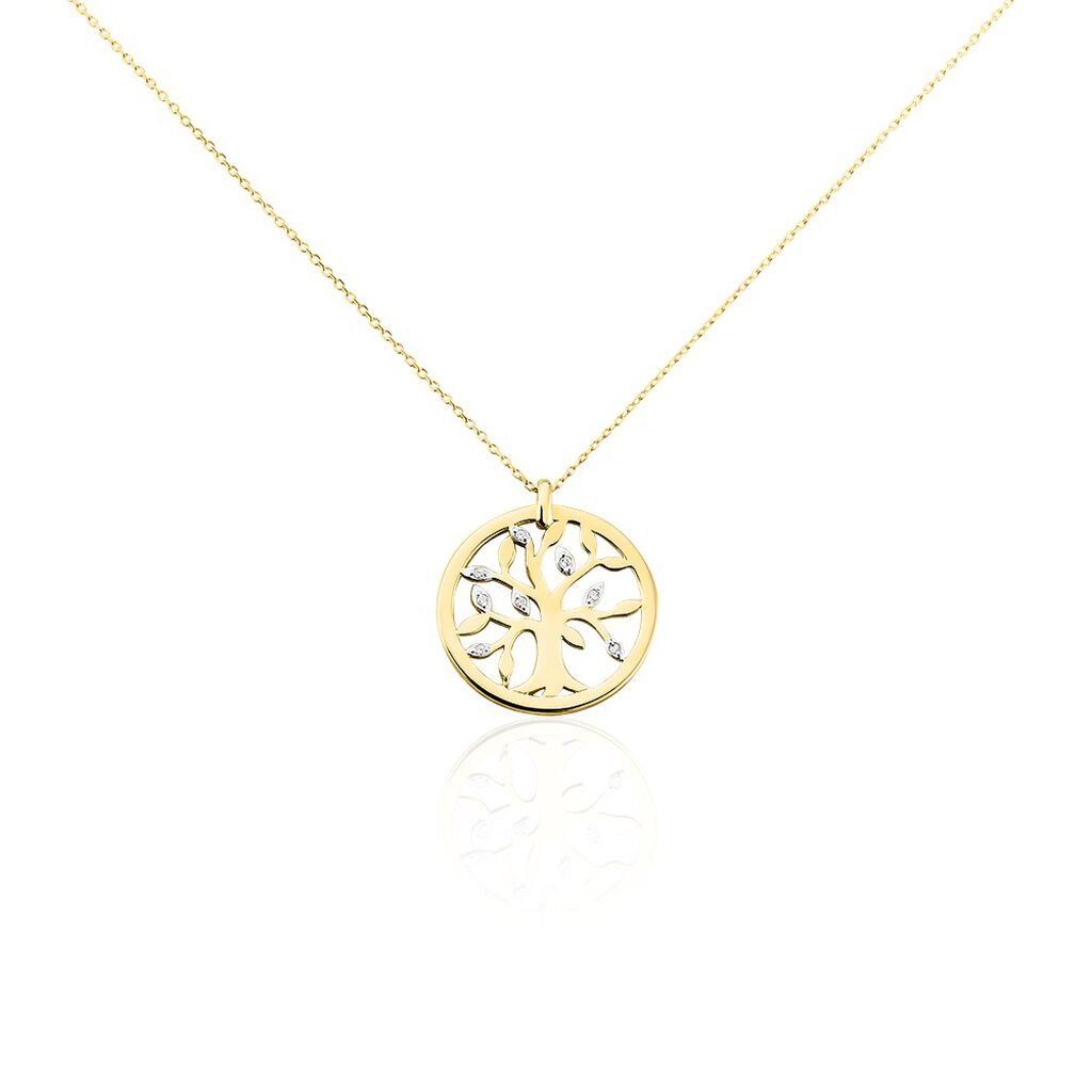 Collier Or Jaune Argius Diamants - Colliers Femme | Histoire d’Or