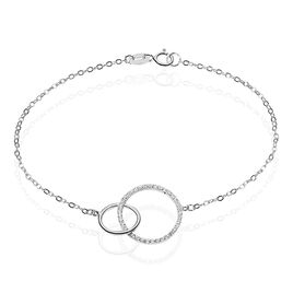 Bracelet Yalaz Argent Blanc Oxyde De Zirconium - Bracelets fantaisie Femme | Histoire d’Or