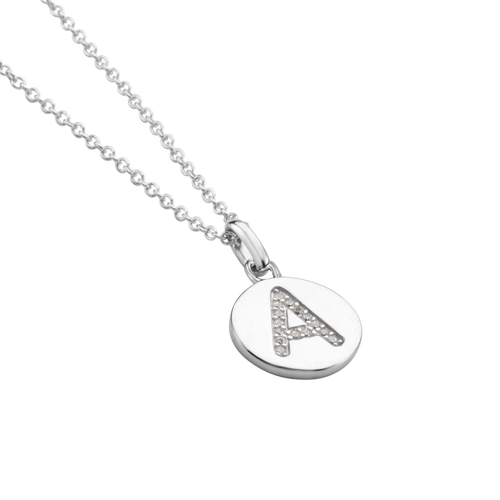 Collier Argent Eugenien Oxydes De Zirconium - Colliers fantaisie Femme | Histoire d’Or
