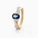 Bague Or Jaune Candice Topaze - Bagues solitaires Femme | Histoire d’Or