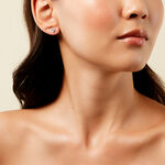 Boucles D'Oreilles Puces Creighton Or Jaune Topaze Oxyde De Zirconium - Clous d'oreilles Femme | Histoire d&rsquo;Or