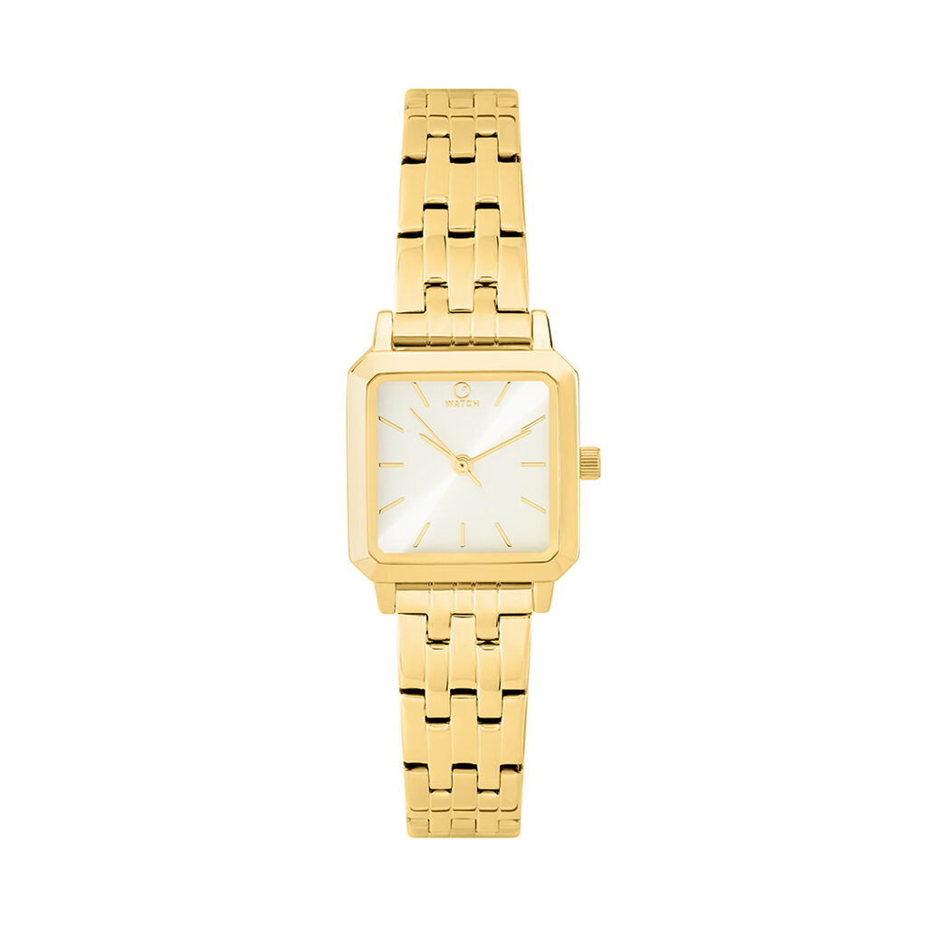 Montre 0 O Watch Square Blanc - Montres Femme | Histoire d’Or