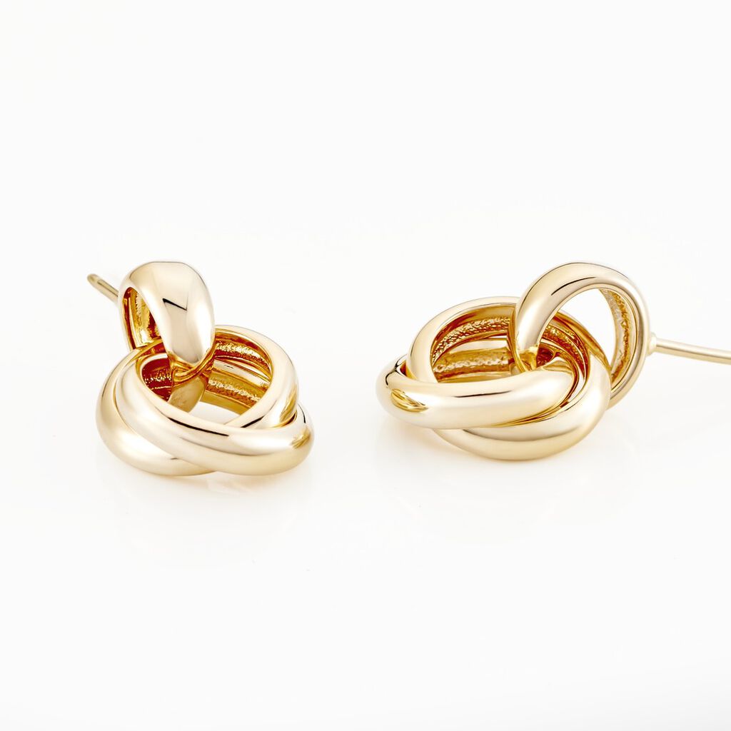Boucles D'oreilles Pendantes Plaqué Or Jaune Alfonsina - Boucles d'oreilles pendantes Femme | Histoire d’Or