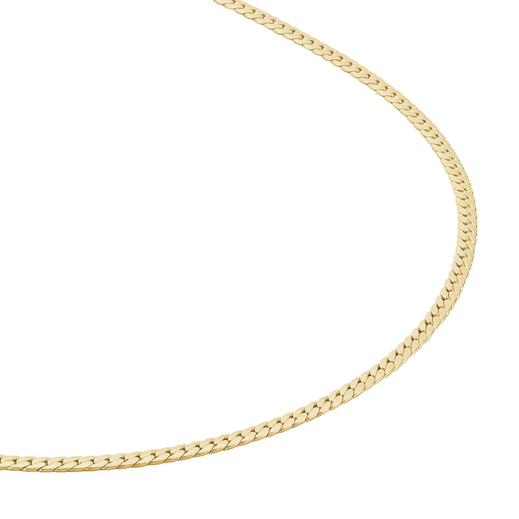 Collier Messaline Plaqu&eacute; Or Jaune - Chaines Femme | Histoire d&rsquo;Or