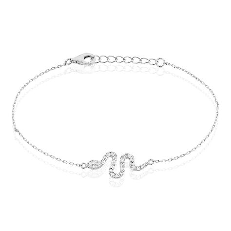Bracelet Eponine Argent Blanc Oxyde De Zirconium - Bracelets Femme | Histoire d’Or