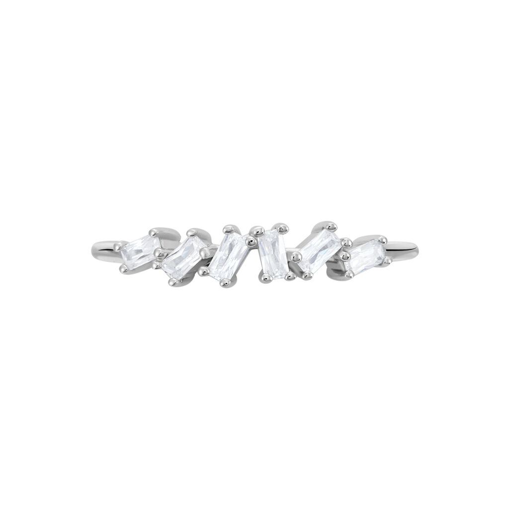 Bague Adonia Argent Blanc Oxyde De Zirconium - Bagues avec pierre Femme | Histoire d’Or