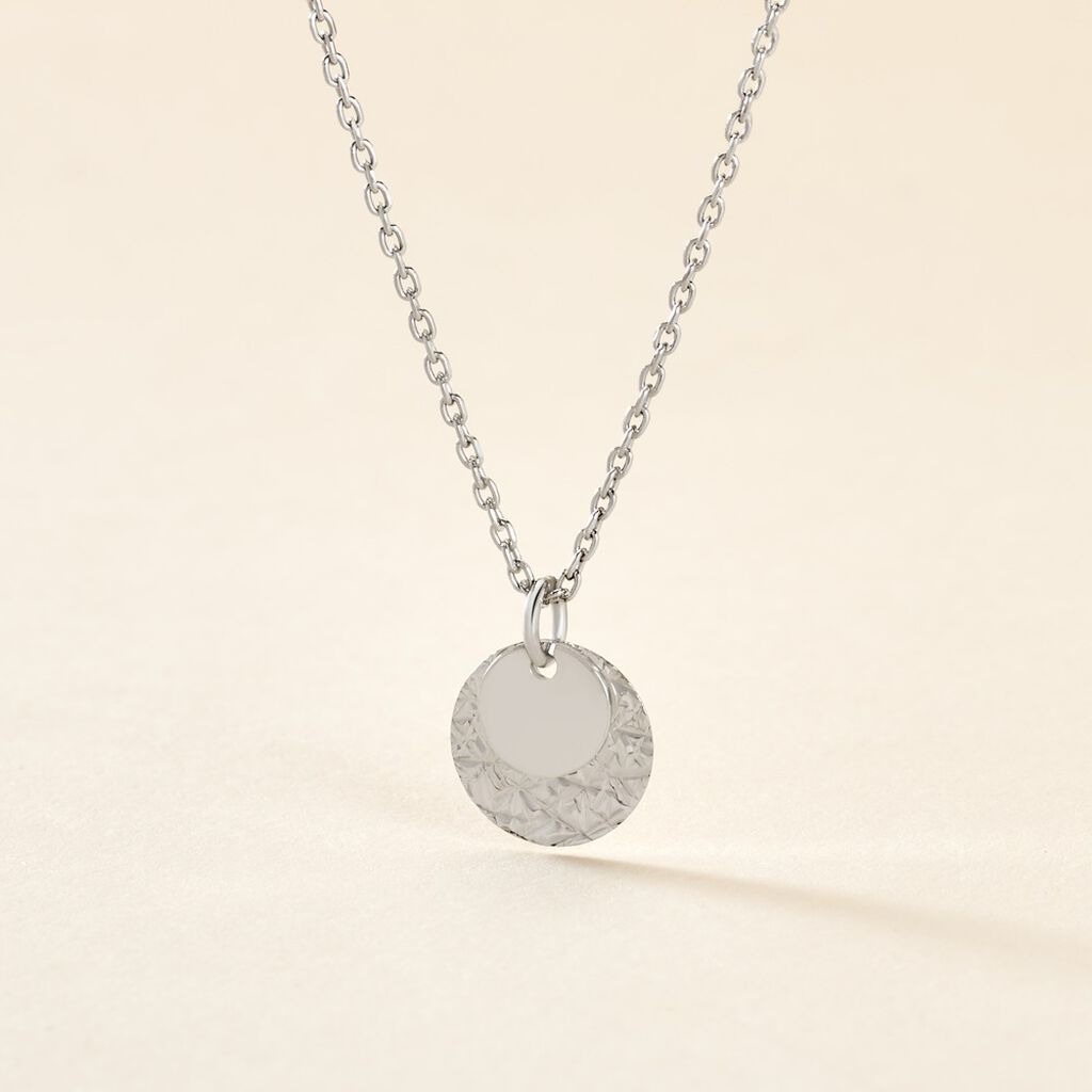 Collier Tatienne Argent Blanc - Colliers fantaisie Femme | Histoire d&rsquo;Or