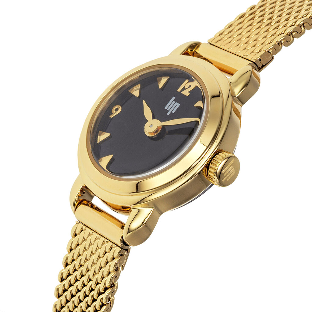 Montre Lip Henriette 19 Noir - Montres Femme | Histoire d&rsquo;Or
