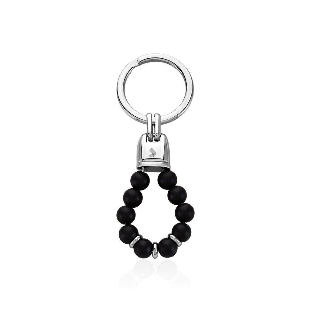 Porte Clefs Jourdan Acier Gris Onyx - Autres bijoux Homme | Histoire d’Or