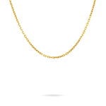 Cha&icirc;ne Igoa Maille For&ccedil;at Diamantee Or Jaune - Chaines Famille | Histoire d&rsquo;Or