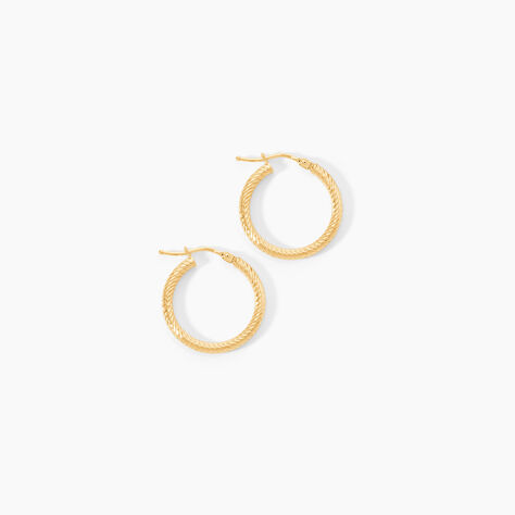 Cr&eacute;oles Merraine Or Jaune - Boucles d'oreilles cr&eacute;oles Femme | Histoire d&rsquo;Or