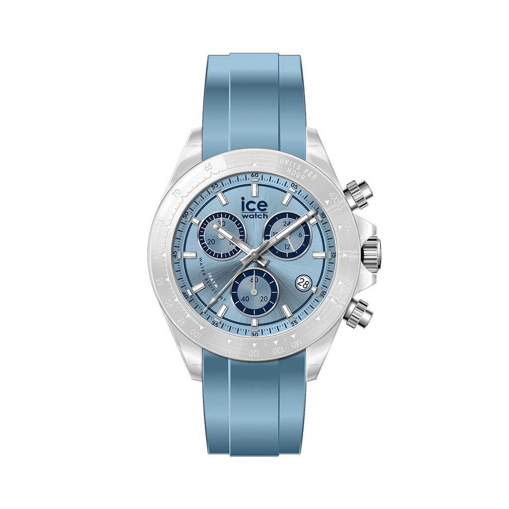 Montre Ice Watch Bewatch Chrono Bleu - F&ecirc;te des p&egrave;res Homme | Histoire d&rsquo;Or