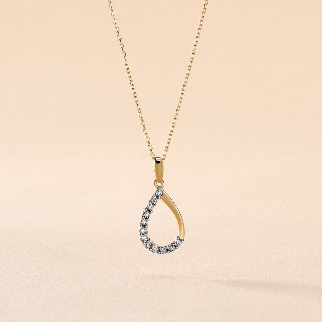 Collier Chrystalise Or Jaune Diamant - Colliers Femme | Histoire d&rsquo;Or