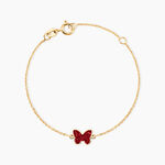 Bracelet Solena Papillon Or Jaune - Bracelets Enfant | Histoire d&rsquo;Or
