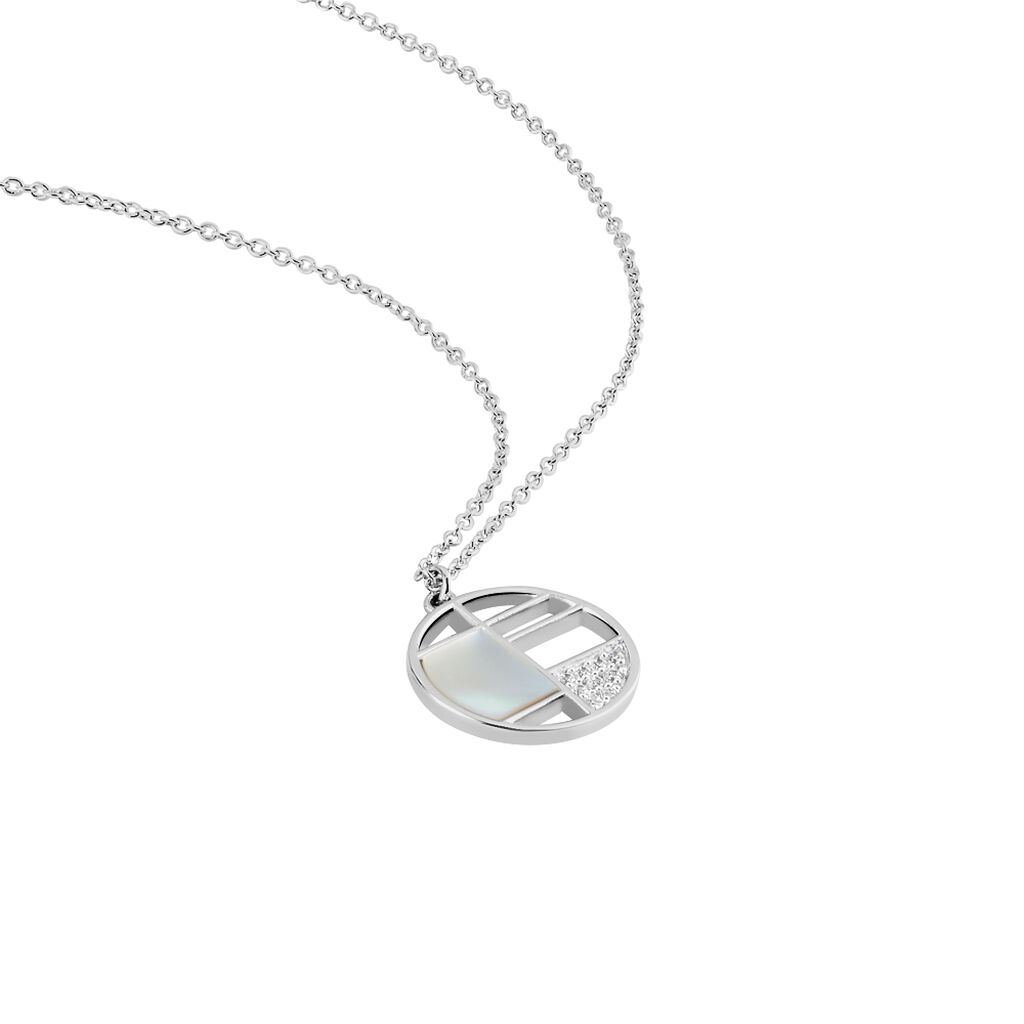 Collier Argent Gaillet Oxydes De Zirconium - Colliers fantaisie Femme | Histoire d’Or