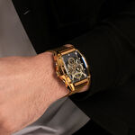 Montre Montignac Tonneau Noir - Id&eacute;es cadeaux Homme | Histoire d&rsquo;Or