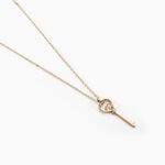 Collier Heartkey Or Jaune Diamant - Colliers Femme | Histoire d&rsquo;Or