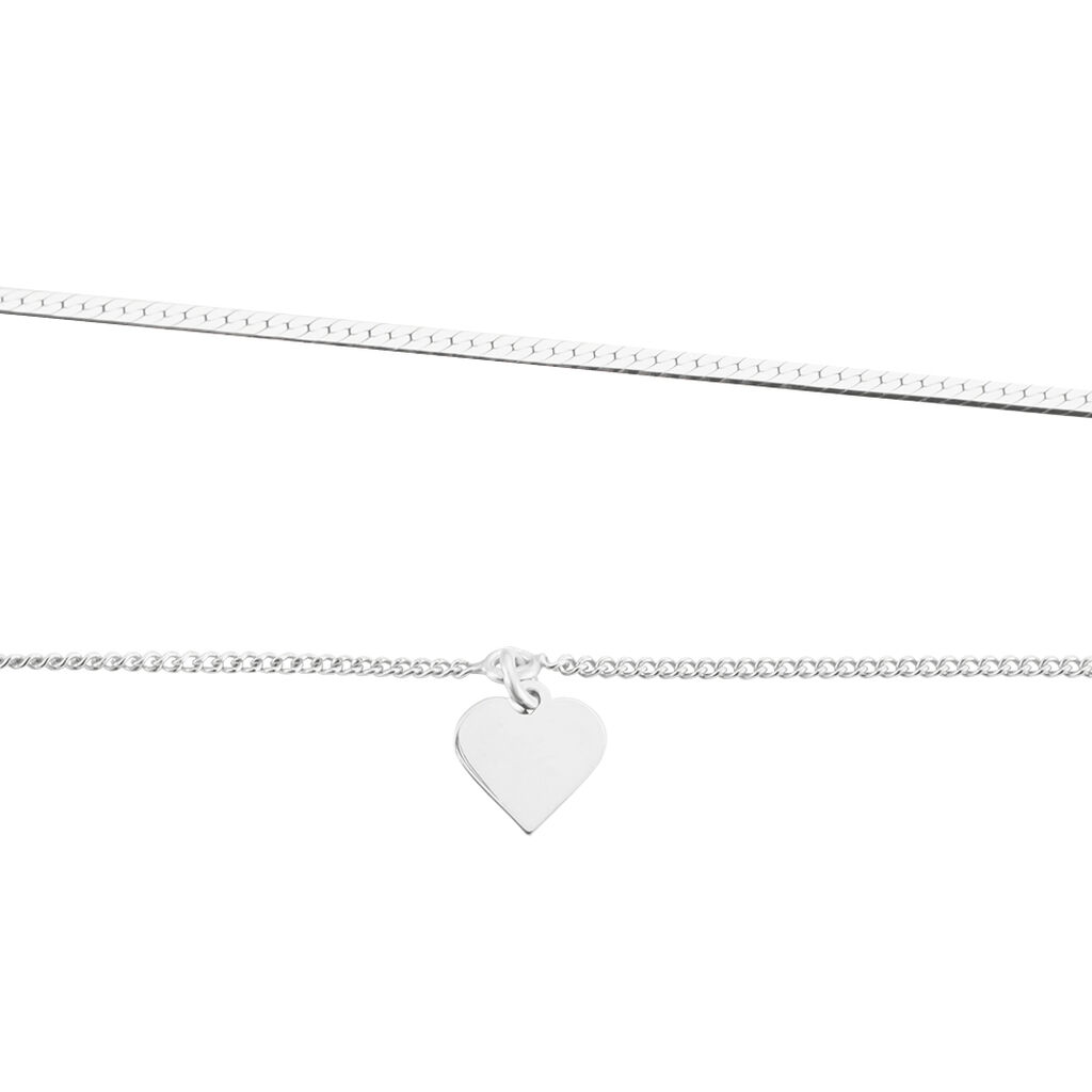 Bracelet Argent Blanc Sapphira - Bracelets Femme | Histoire d’Or