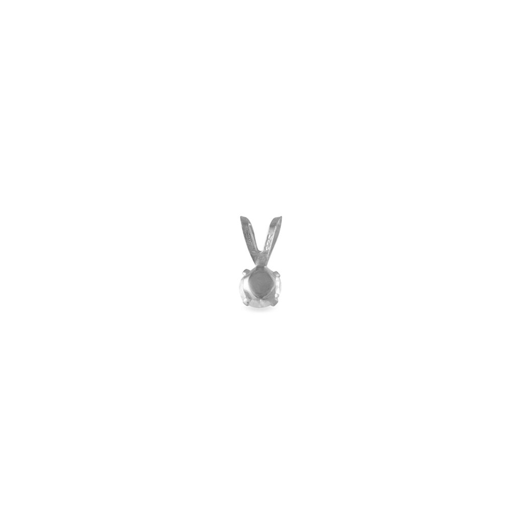 Pendentif Mabila Or Blanc Oxyde De Zirconium - Pendentifs Femme | Histoire d’Or