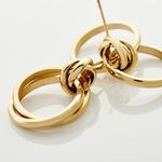 Boucles D'oreilles Pendantes Allobrox Acier Dore - Boucles d'oreilles fantaisie Femme | Histoire d&rsquo;Or