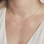 Pendentif Klementine Or Jaune Oxyde De Zirconium - Pendentifs Famille | Histoire d&rsquo;Or