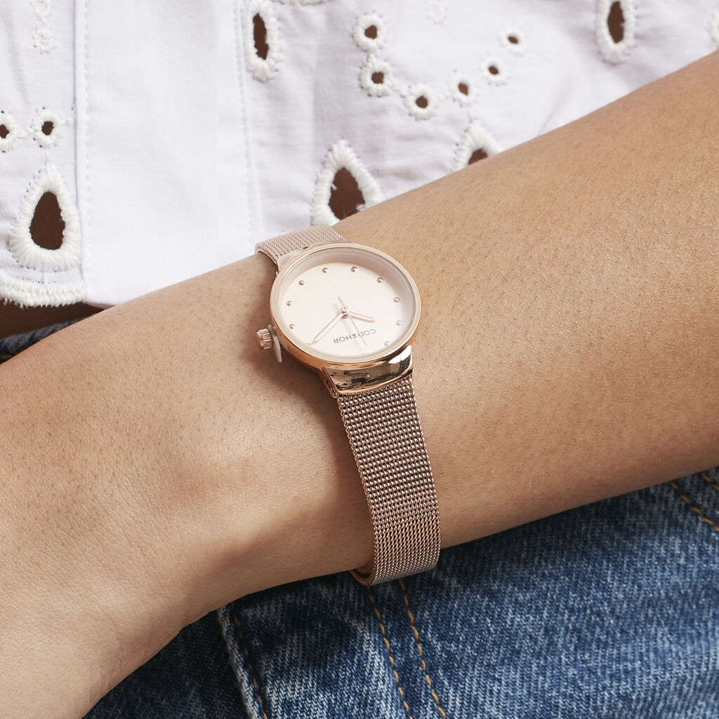 Montre Codhor Fleur Rose - Montres Femme | Histoire d’Or