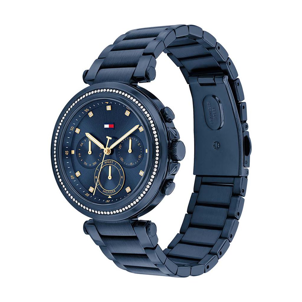 Montre Tommy Hilfiger Emily Bleu - Montres Femme | Histoire d&rsquo;Or