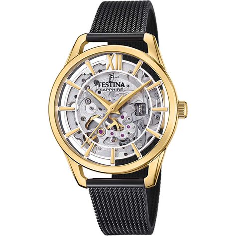 Montre Festina Automatic Squelette - Montres Femme | Histoire d’Or