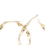 Cr&eacute;oles Lenna Torsad&eacute;e Plaqu&eacute; Or Jaune - Boucles d'oreilles cr&eacute;oles Femme | Histoire d&rsquo;Or