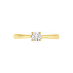 Bague Solitaire Victoria Or Jaune Diamant - Bagues solitaires Femme | Histoire d&rsquo;Or
