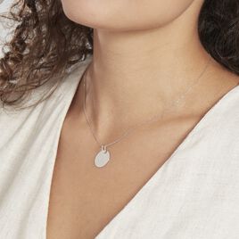 Pendentif Elisandre Argent Blanc - Pendentifs Femme | Histoire d’Or