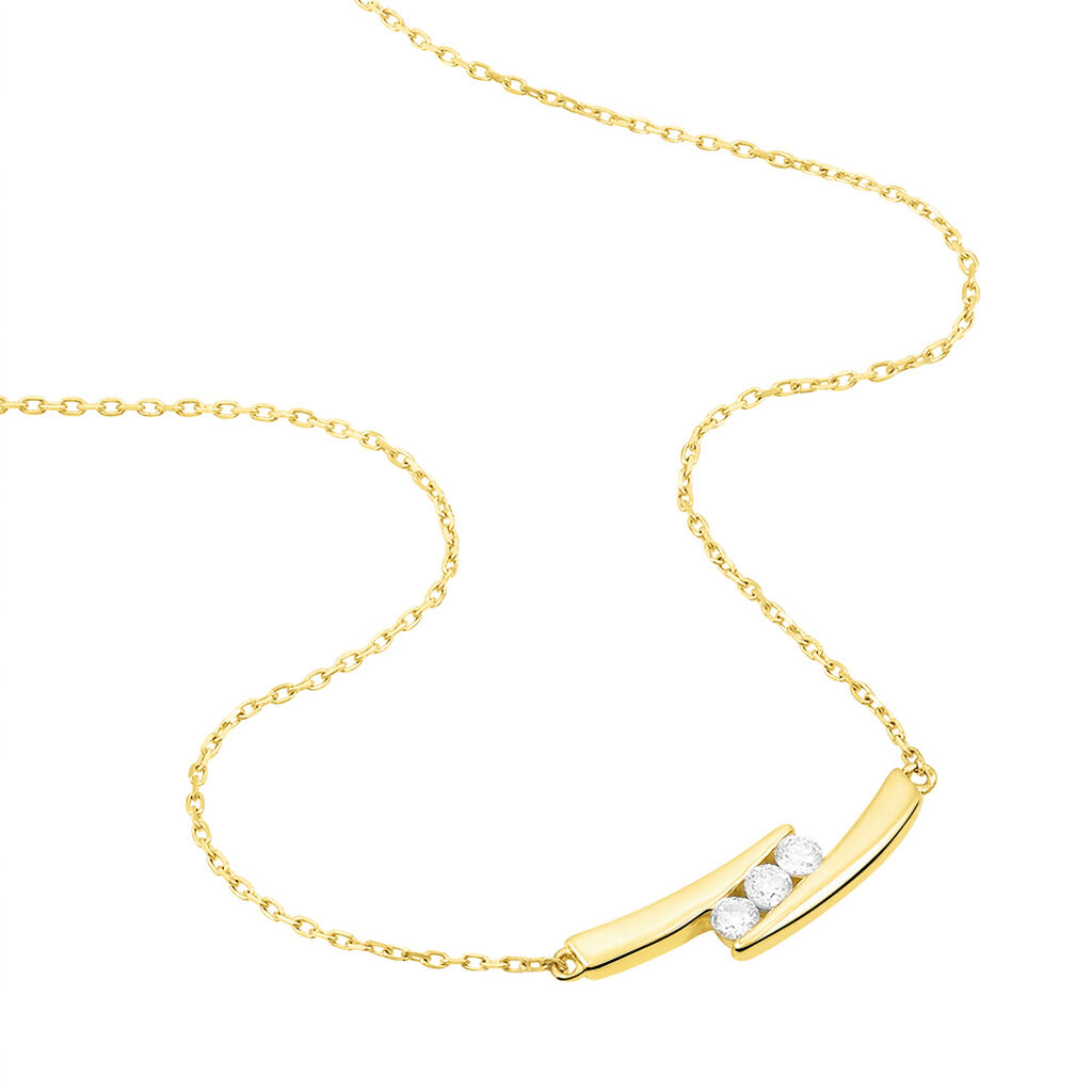 Collier Galya Or Jaune Diamant - Colliers Femme | Histoire d&rsquo;Or