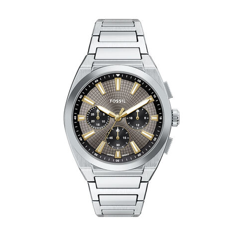 Montre Fossil Everett Chrono Gris - Montres Homme | Histoire d’Or