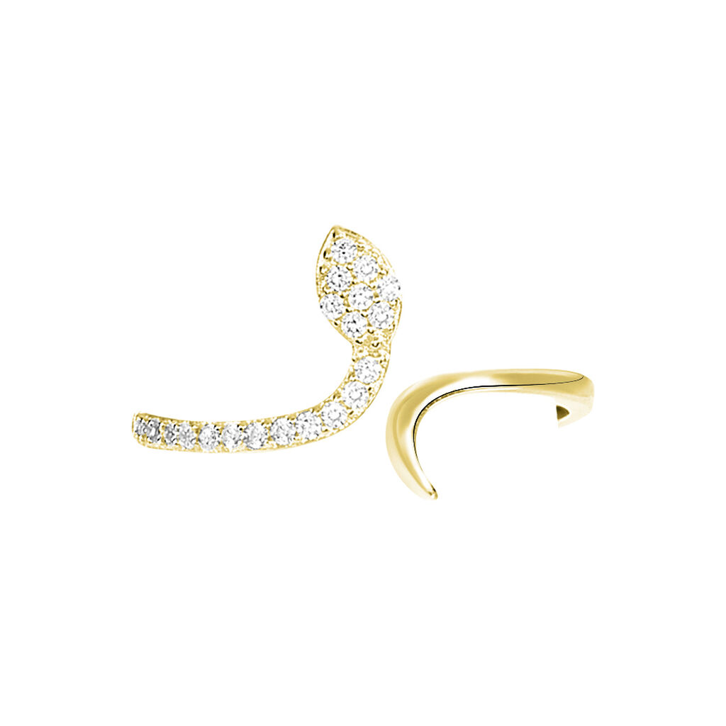 Bague Sabinka Or Jaune Oxyde De Zirconium - Bagues avec pierre Femme | Histoire d&rsquo;Or