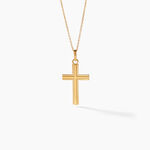 Pendentif Alyssa Croix Or Jaune - Pendentifs Communion Unisex | Histoire d&rsquo;Or