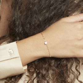 Bracelet Or Jaune Luminae Oxyde De Zirconium - Bracelets Femme | Histoire d’Or