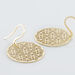 Boucles D'oreilles Pendantes Caterina Or Jaune