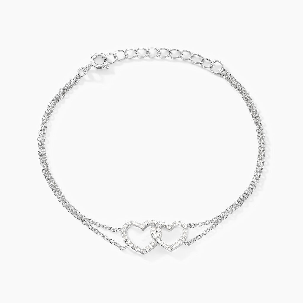 Bracelet Anne-ael Argent Blanc Oxyde De Zirconium - Bracelets Femme | Histoire d&rsquo;Or