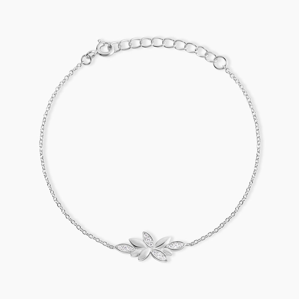 Bracelet Cesarine Argent Blanc Oxyde De Zirconium - Bracelets Femme | Histoire d&rsquo;Or