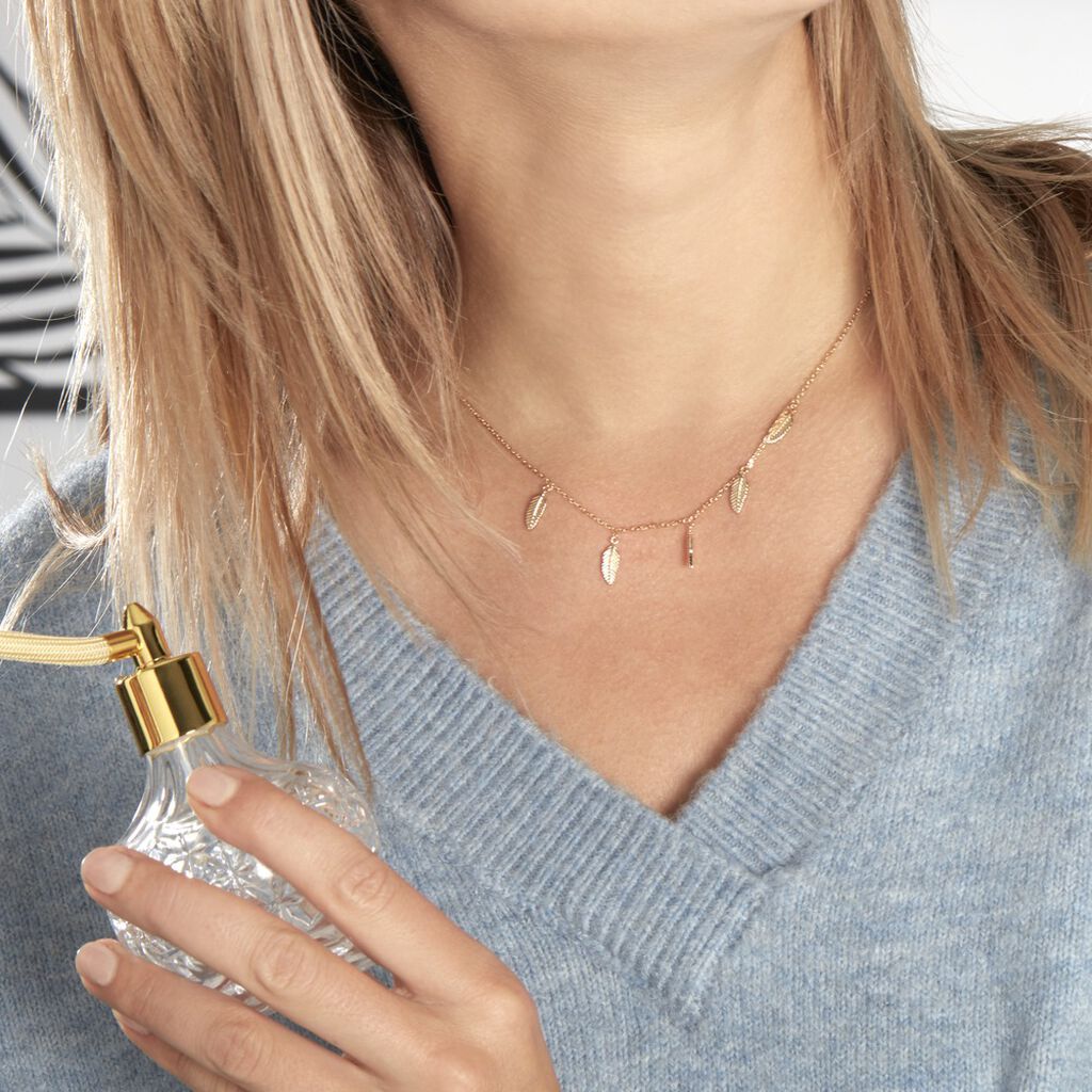 Collier Plaqué Or Jaune Libby - Colliers Femme | Histoire d’Or
