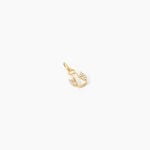 Pendentif Angele Argent Dor&eacute; A L'Or 750/1000 Oxyde De Zirconium - Pendentifs Communion Femme | Histoire d&rsquo;Or