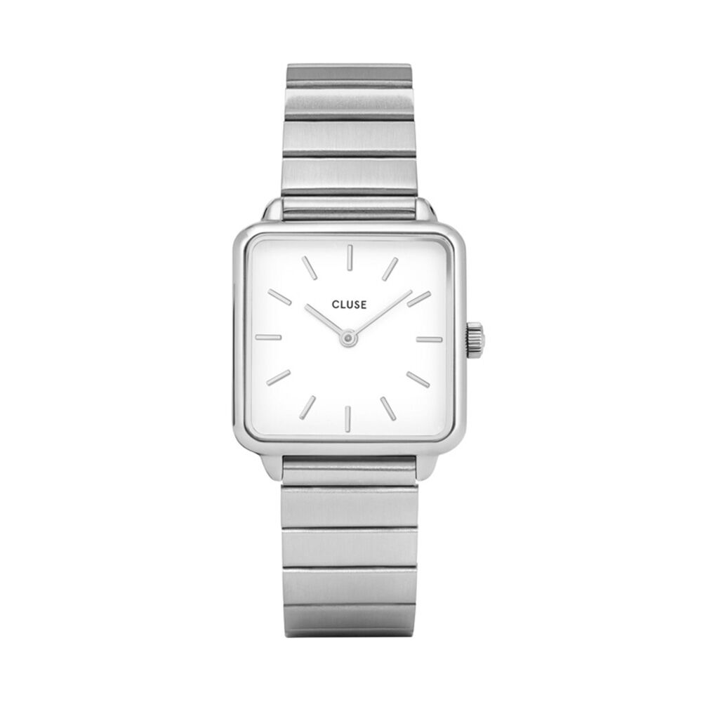 Montres tendances Acier Clip Maillons Blanc Carré - HIMFBQW0ST0 • Histoire  d'Or