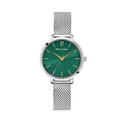 Montre Pierre Lannier Chouquette Vert - Montres Femme | Histoire d&rsquo;Or